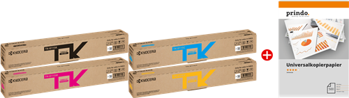 Kyocera TK-8115 MCVP zwart / cyan / magenta / geel value pack