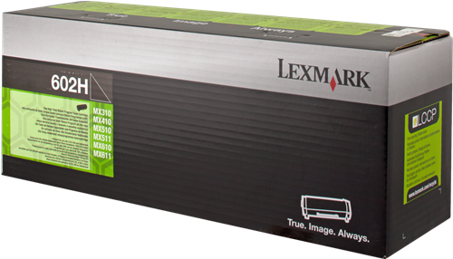 Lexmark 602H zwart toner