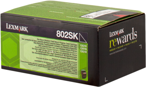 Lexmark 802SK zwart toner