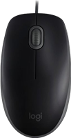Logitech B110 Silent Muis zwart