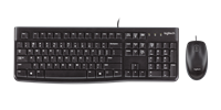 Logitech MK120 toetsenbord- en muisset met kabel zwart
