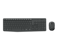 Logitech MK235 draadloze toetsenbord- en muisset Grijs