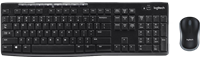 Logitech MK270 draadloze toetsenbord- en muisset zwart