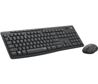 Logitech MK295 Silent draadloze toetsenbord- en muisset graphite