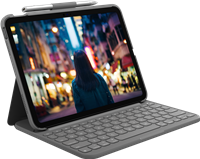Logitech Slim Folio voor iPad (10e generatie) Grijs
