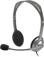 Logitech Stereo Headset H110 zwart / Zilver
