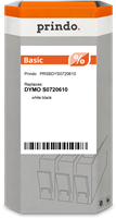 Prindo Basic tape wit op zwart