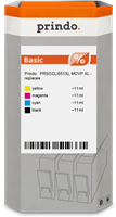 Prindo Basic XL Multipack zwart / cyan / magenta / geel