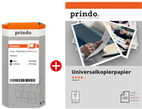 Prindo Classic XL zwart / meer kleuren / Wit value pack