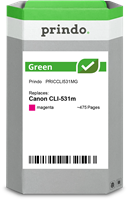 Prindo Green magenta inktpatroon