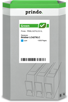 Prindo Green XL cyan inktpatroon