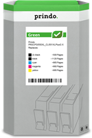 Prindo Green XL Multipack zwart / zwart / cyan / magenta / geel
