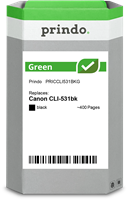 Prindo Green zwart inktpatroon