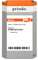 Prindo tape Zwart op wit