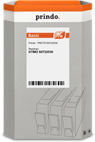 Prindo Universele etiketten 25 x 13mm Wit