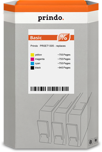 Prindo Basic Multipack zwart / cyan / magenta / geel