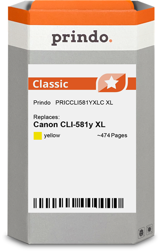 Prindo Classic XL geel inktpatroon