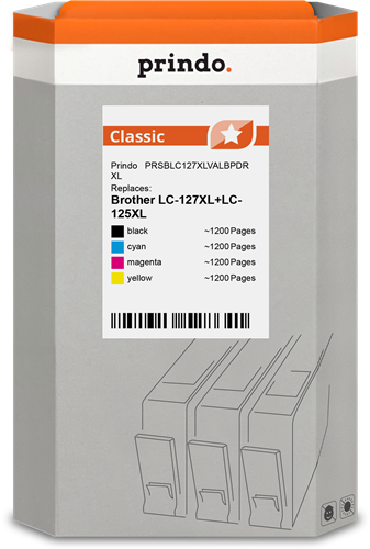 Prindo Classic XL Multipack zwart / cyan / magenta / geel