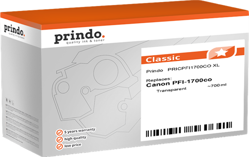 Prindo Classic XL Transparant inktpatroon