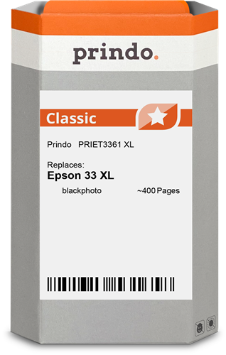 Prindo Classic XL Zwart (foto) inktpatroon
