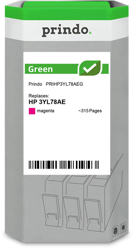 Prindo Green magenta inktpatroon