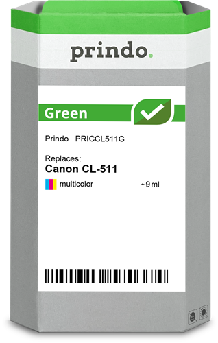 Prindo Green meer kleuren inktpatroon