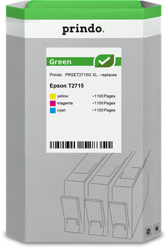 Prindo Green XL Multipack cyan / magenta / geel