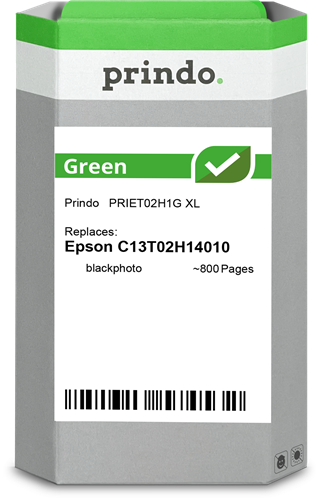 Prindo Green XL Zwart (foto) inktpatroon