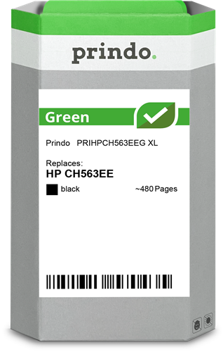 Prindo Green XL zwart inktpatroon