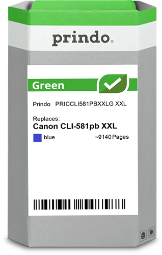 Prindo Green XXL Blauw inktpatroon