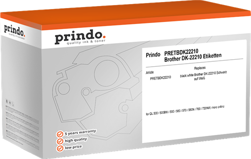 Prindo QL-1050N PRETBDK22210