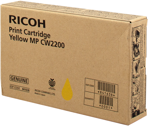 Ricoh MP CW2200Y geel inktpatroon