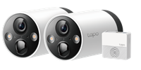 TP-Link 2x Tapo C420 beveiligingscamera's Wit