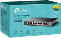 TP-Link 8-poorts Gigabit-switch met metalen behuizing zwart