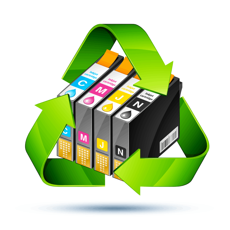Recycling van printercartridges